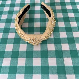 SCL x Lele Sadoughi Headband in Sand